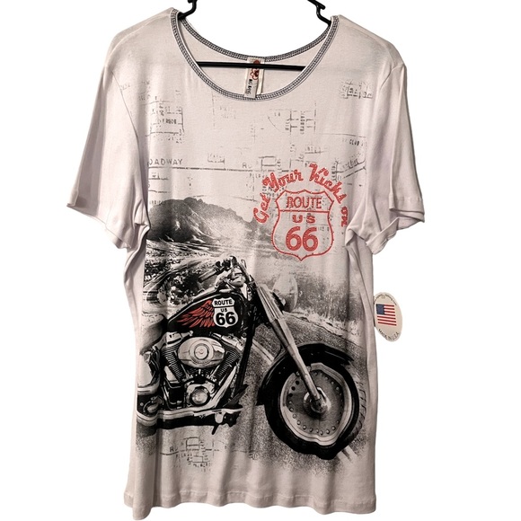Route 66 Harley Davidson shirt - Picture 1 of 2